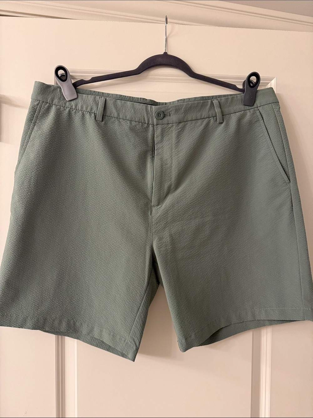 Vineyard Vines Sage Green Men's Flat-Front Shorts